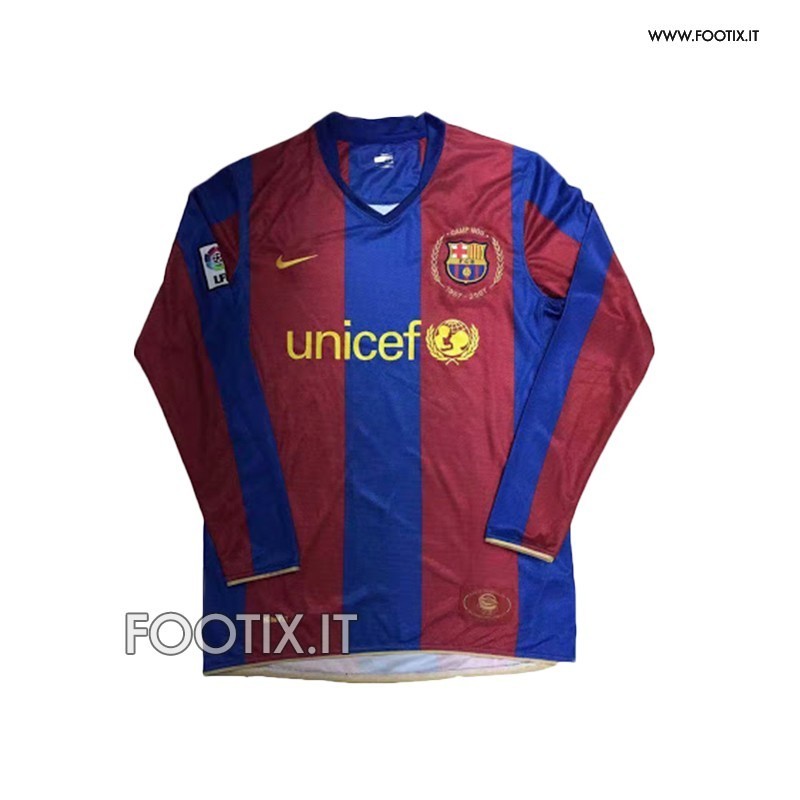 Maglia Home Barcellona 2007/08 - MANICA LUNGA