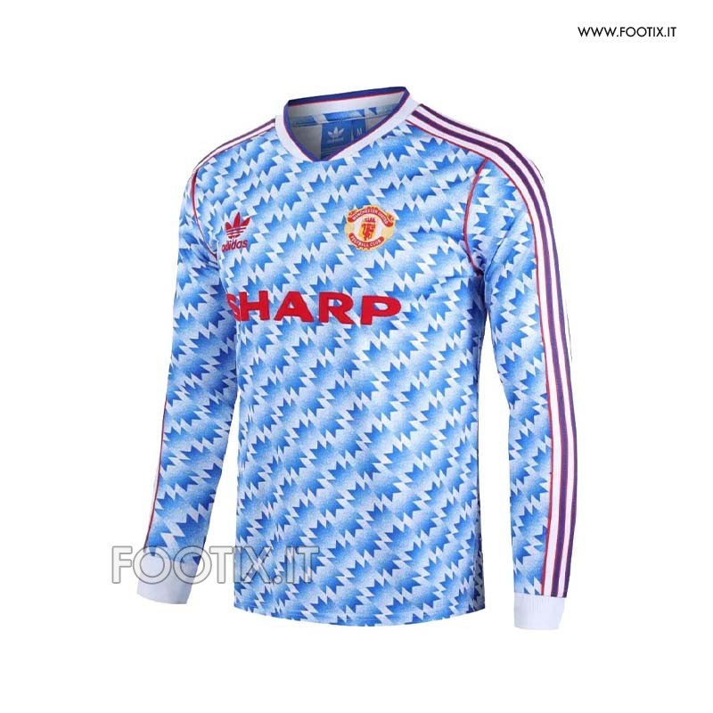 Maglia Away Manchester United 1990 92 - MANICA LUNGA