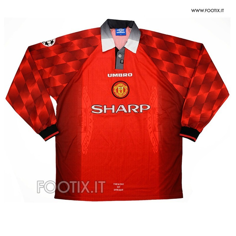 Maglia Home Manchester United 1996 97 - MANICA LUNGA