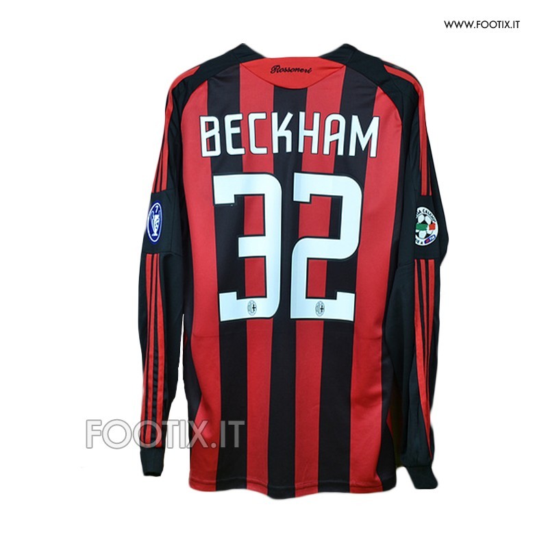 Maglia Home Milan 2008 09 - MANICA LUNGA