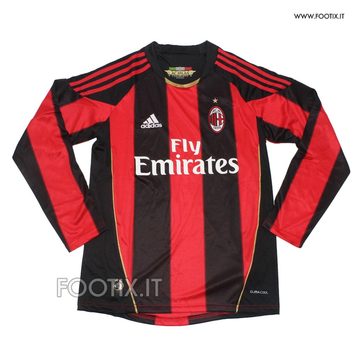 Maglia Home Milan 2010 11 - MANICA LUNGA
